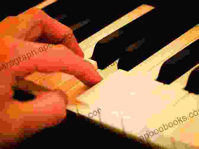 A Close Up Of A Hand Playing The Piano, With Musical Notes Floating In The Background 108 Essential Drum Beats: A Comprehensive Collection For All Levels