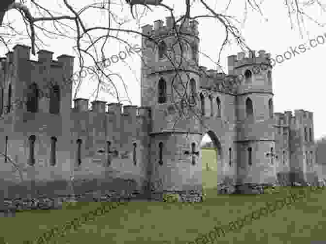 A Close Up View Of The Sham Castle At Lulworth Cove, A Folly Built To Resemble A Medieval Castle, Complete With Turrets And Battlements. Follies Of Dorset (Follies Of England 10)