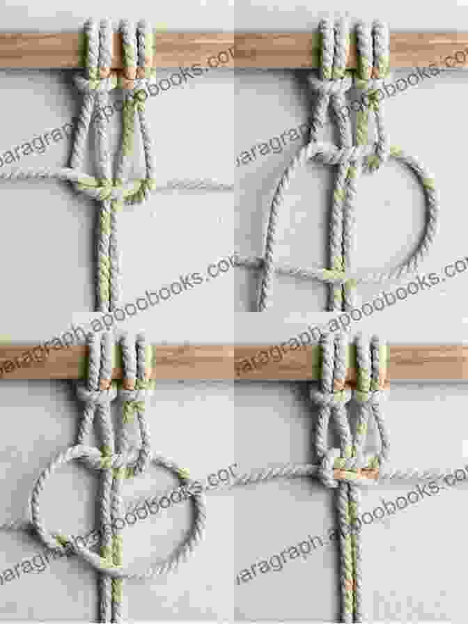 A Diagram Illustrating Different Macrame Knots Beautiful Macrame: Awesome Ways Make Macrame Internally And Externally: DIY Beautiful Macrame