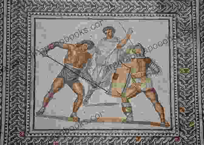 A Mosaic Depicting A Gladiator Sacrificing His Life In The Arena The Gladiator S Master Fae Sutherland