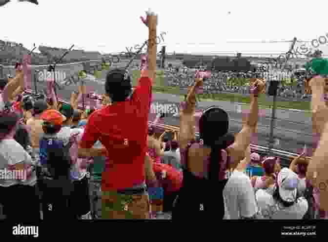 A Packed Grandstand Of Spectators Cheering During The Indy 500 Race, Capturing The Excitement And Passion Of The Event How Much Do You Really Know About The Indianapolis 500?: 500+ Multiple Choice Questions To Educate And Test Your Knowledge Of The Hundred Year History