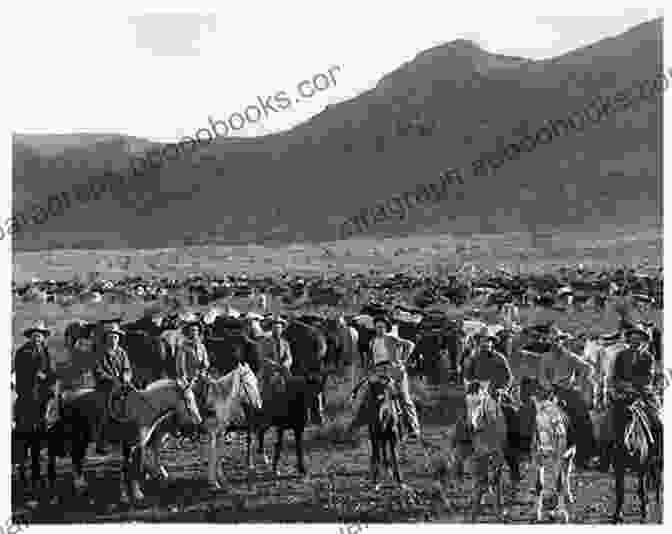 A Panoramic View Of A Historic Cattle Drive In Texas Seven Keys To Texas T R Fehrenbach