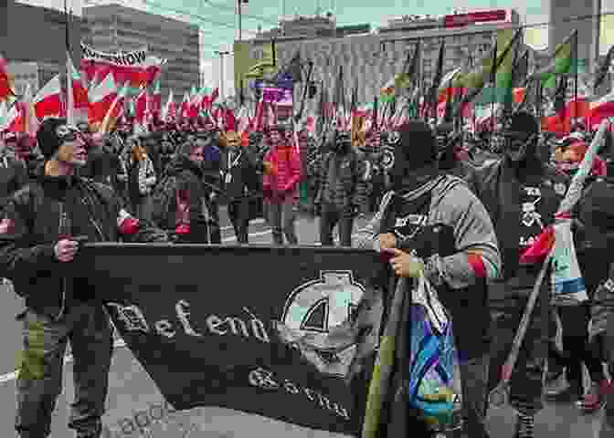 A Photograph Of A Group Of People Marching In A Fascist Rally, Holding Flags And Making The Fascist Salute. Ideas In Action: Political Tradition In The Twentieth Century