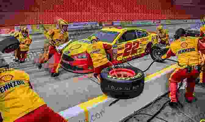 A Pit Crew Performing A Lightning Fast Tire Change During An Indy 500 Race, Emphasizing The Crucial Role Of Pit Stops How Much Do You Really Know About The Indianapolis 500?: 500+ Multiple Choice Questions To Educate And Test Your Knowledge Of The Hundred Year History