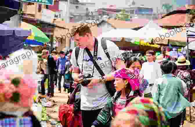 A Traveler Interacting With Locals At A Traditional Market During Their Road Trip Road Trip 1 2: On The Road Again