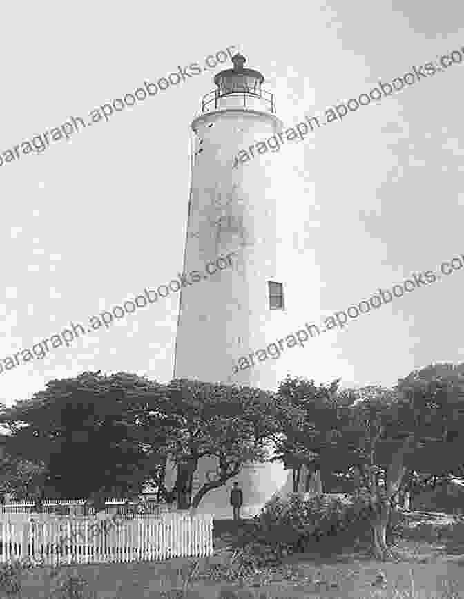 Black And White Image Of The Historic Ocracoke Lighthouse Ocracoke Felice Prager