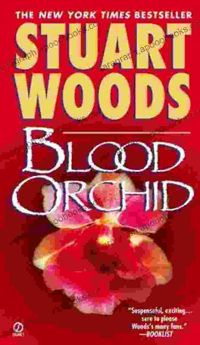 Book Cover Of 'Blood Orchid' By Holly Barker, Featuring A Vibrant, Exotic Orchid Against A Deep Green Background Blood Orchid (Holly Barker 3)