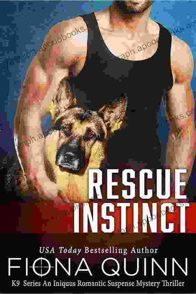 Book Cover Of Survival Instinct Cerberus Tactical K9, Featuring A Trained K9 And Handler In Action Survival Instinct (Cerberus Tactical K9 1)