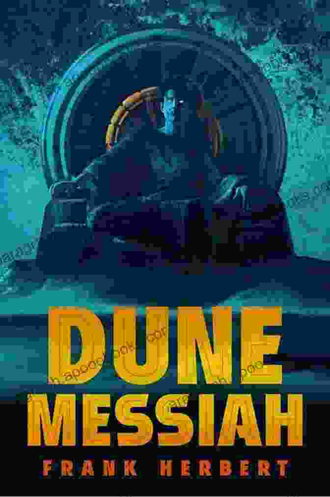 Children Of Dune Book Cover With Paul Atreides In The Foreground And Arrakis Desert In The Background Children Of Dune Frank Herbert