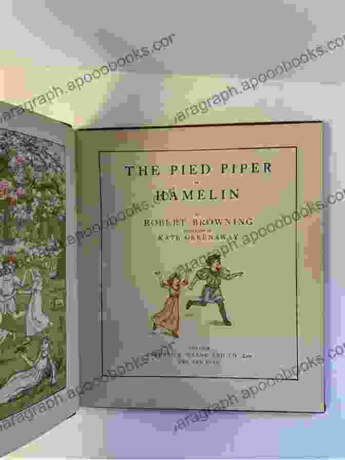 Cover Image Of 'The Pied Piper Of Hamelin' Illustrated By Kate Greenaway The Pied Piper Of Hamelin Illustrated By Kate Greenaway