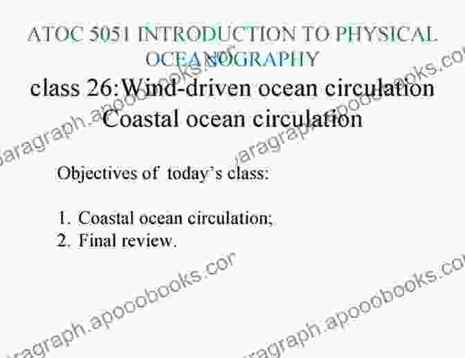 Cover Of The Book 'Circulation In The Coastal Ocean' Circulation In The Coastal Ocean (Environmental Fluid Mechanics 2)