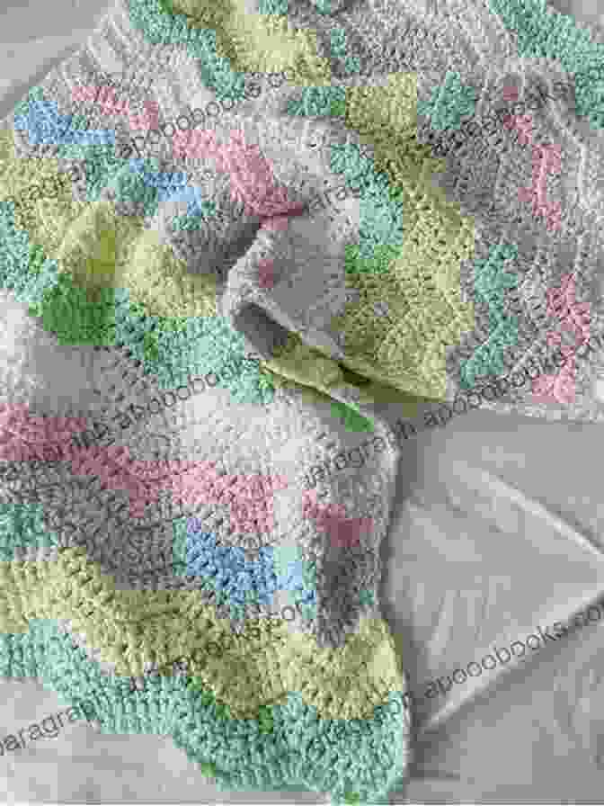 Crochet Baby Blanket With Pastel Colors And A Simple Stitch Pattern Crochet Patterns For Baby Items: Baby Crochet Patterns For Beginners To Advaced