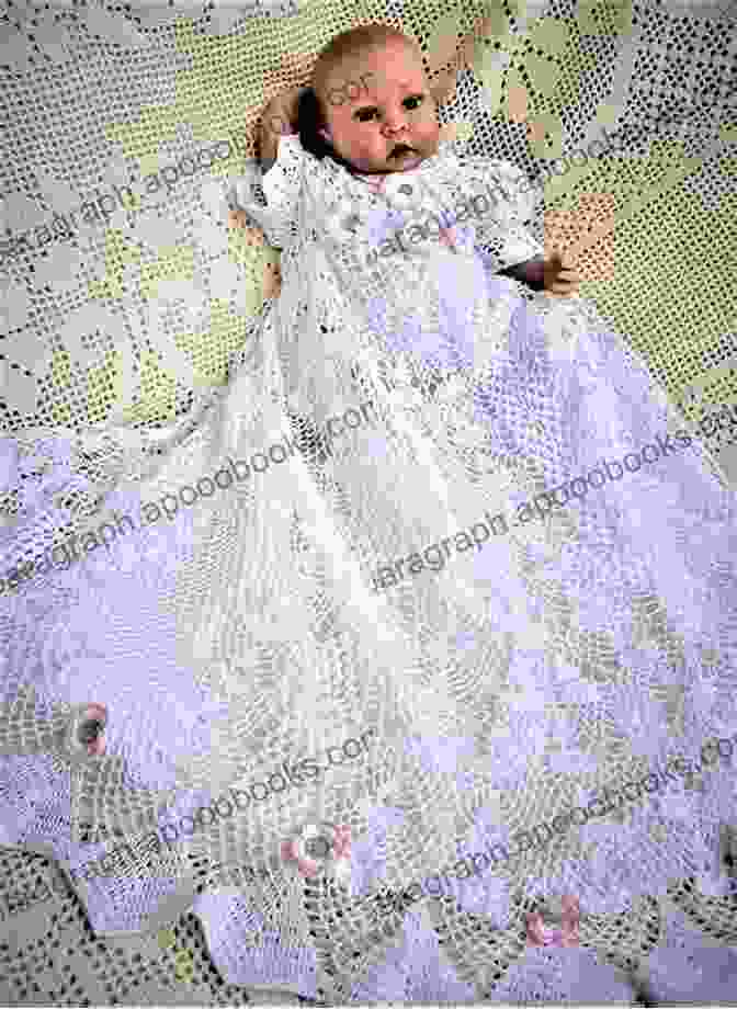 Crochet Baby Dress With Intricate Lacework And A Flowing Skirt Crochet Patterns For Baby Items: Baby Crochet Patterns For Beginners To Advaced