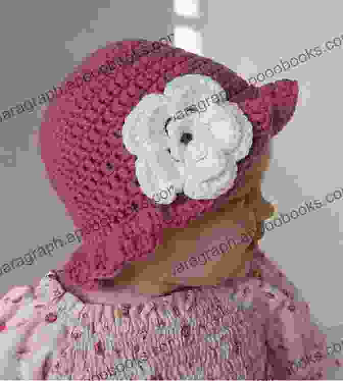 Crochet Baby Hat With A Ruffled Brim And Floral Embellishments Crochet Patterns For Baby Items: Baby Crochet Patterns For Beginners To Advaced