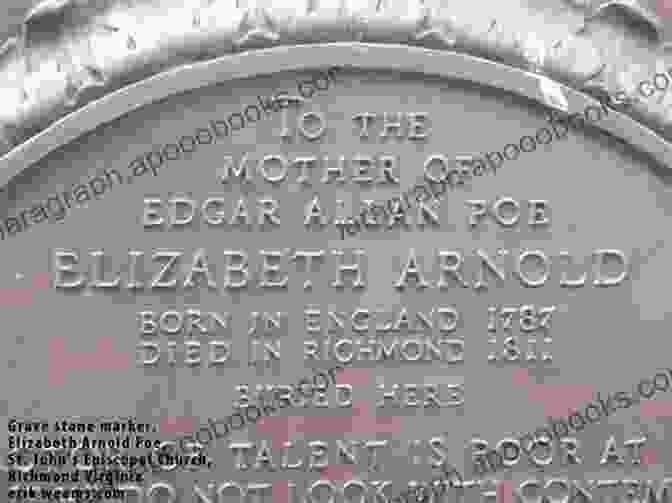 Grave Of Edgar Allan Poe's Mother, Elizabeth Poe, St. Michael's Churchyard, Charleston, SC Charleston S Historic Cemeteries (Images Of America)