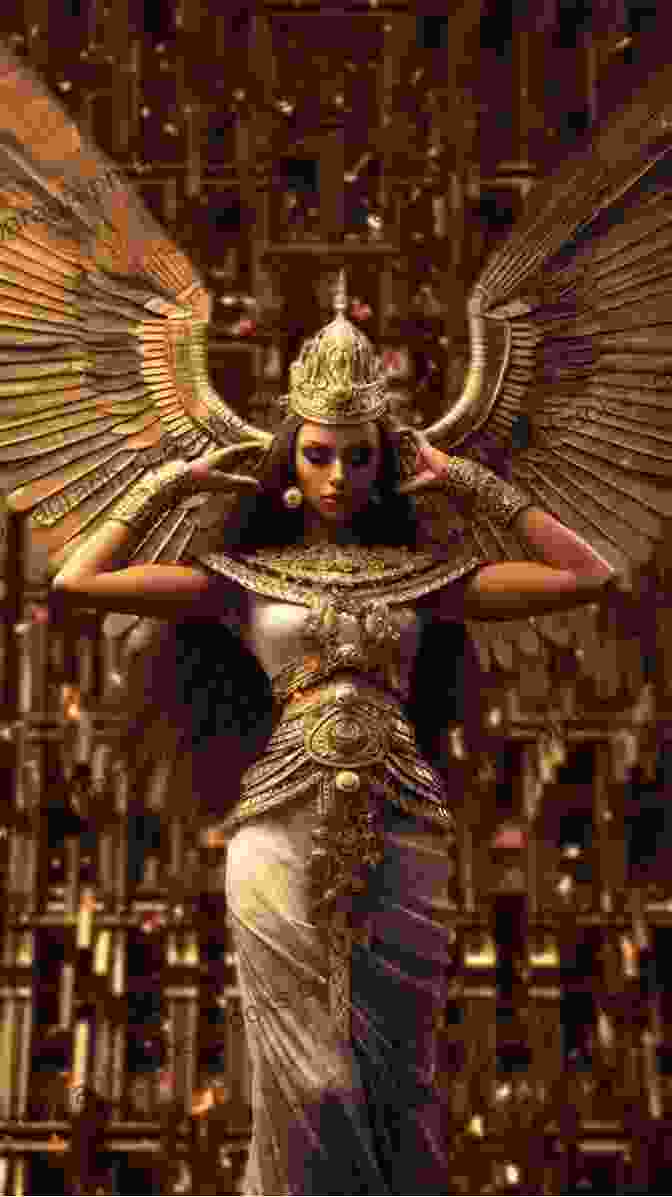 Isis, The Egyptian Goddess Of Magic, Motherhood, And Healing, With Her Wings And A Staff Great Goddesses: Life Lessons From Myths And Monsters