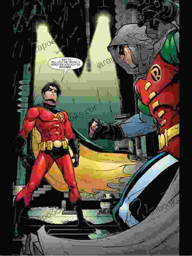 Red Robin 20 Cover Art Featuring Tim Drake And Damian Wayne In Action Red Robin #20 Fabian Nicieza