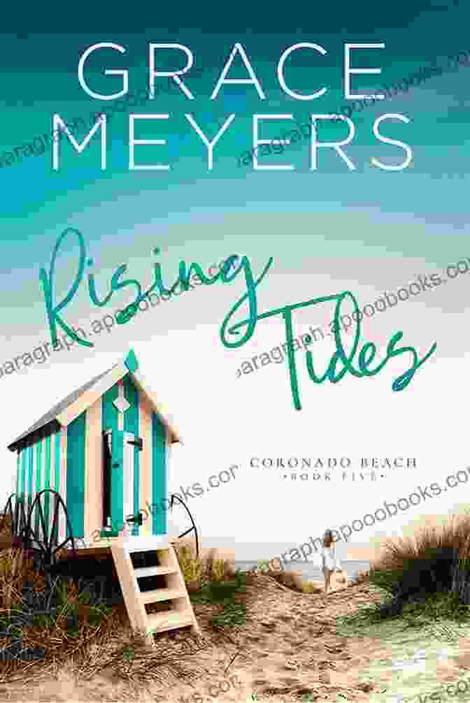 Rising Tides Coronado Beach Book Cover Featuring A Couple Embracing On The Beach During Sunset Rising Tides (Coronado Beach 3)