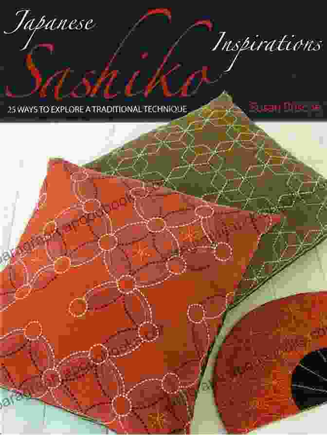 Sashiko Color Book Wrapped As A Gift With Accessories Made From The Book On Display Sashiko + Color: 23 Bright Stylish Accessories To Stitch