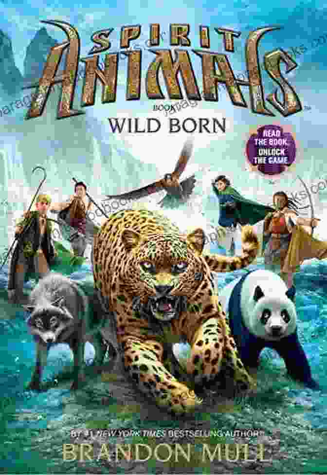 Spirit Animals Book Cover Featuring Four Children Surrounded By Animal Spirits Spirit Animals Jessica Boyer