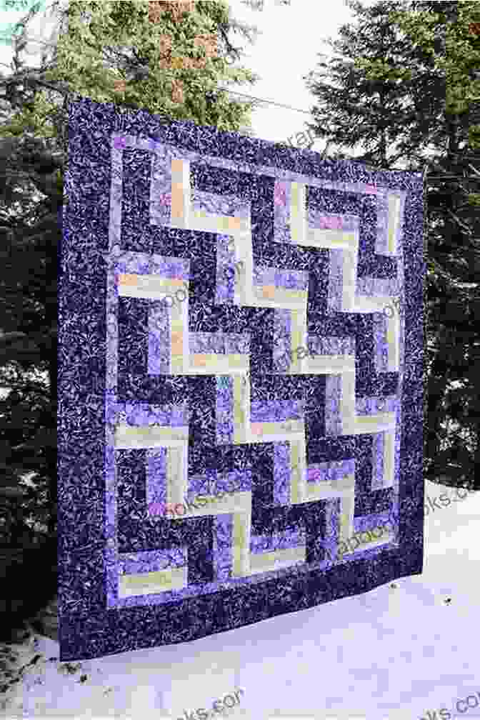 Stunning Quilt Pattern Featuring Intricate Fence Rail Design Quilt Pattern Fuzzy Fence Rail