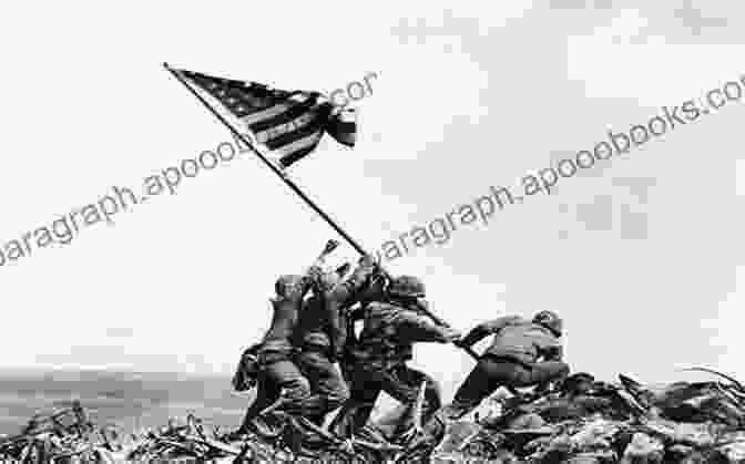 The American Flag Waving Over Battlefields Of World War II The Big Change: America Transforms Itself 1900 1950