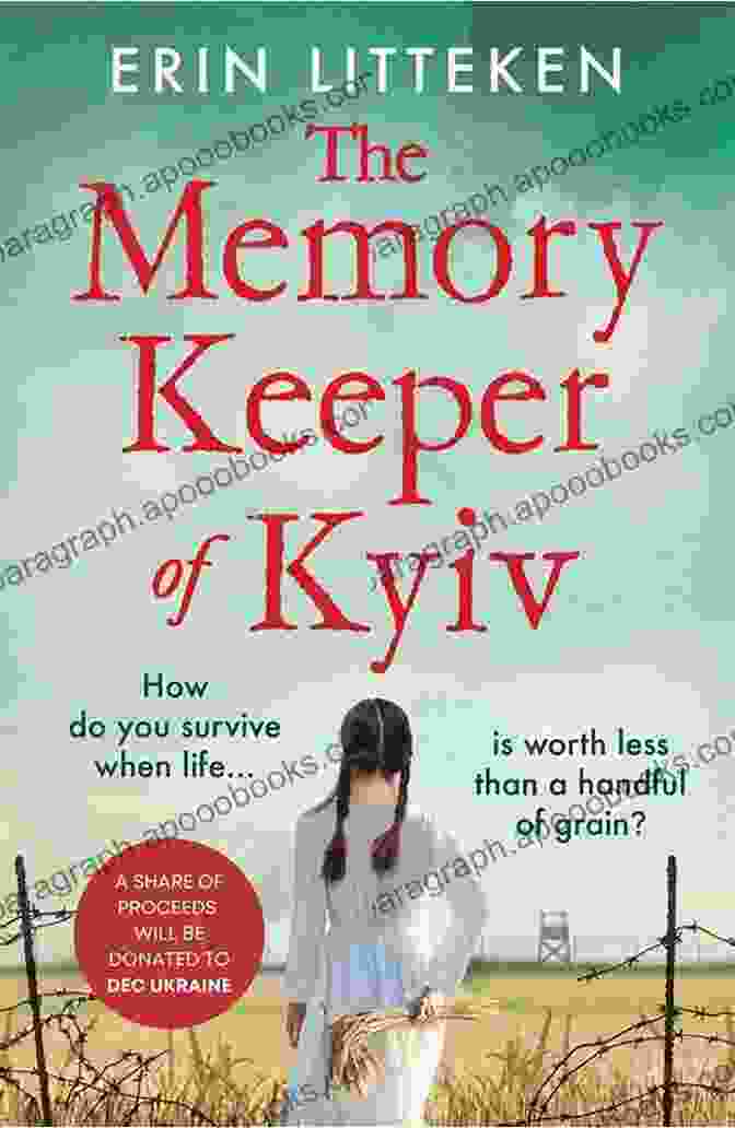 The Memory Keeper Of Kyiv Book Cover, Featuring A Woman Holding A Book Against The Backdrop Of Kyiv's Skyline The Memory Keeper Of Kyiv: The Most Powerful Important Historical Novel Of 2024