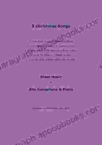 5 Christmas Songs: Sheet Music For Alto Saxophone Piano