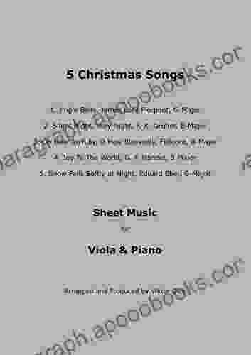 5 Christmas Songs Sheet Music For Viola Piano