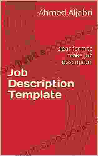 Job Description Template: Clear Form To Make Job Description